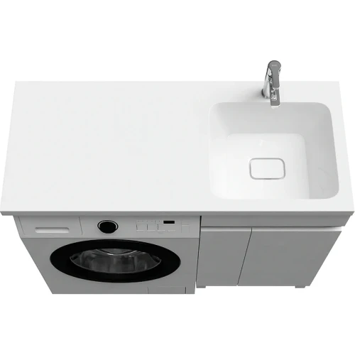 Тумба с раковиной Iddis Optima Home 110 R OPH11RDi95K Белый МДФ / ЛДСП