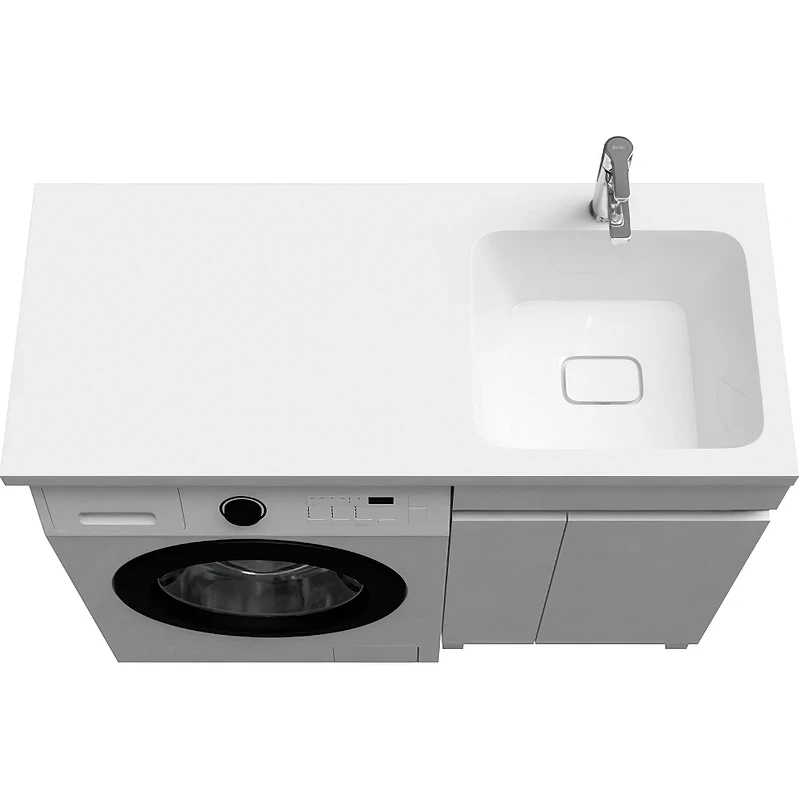 Тумба с раковиной Iddis Optima Home 110 R OPH11RDi95K Белый МДФ / ЛДСП
