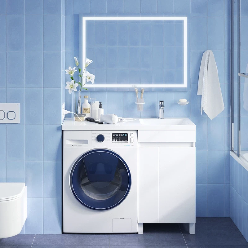 Тумба с раковиной Iddis Optima Home 110 R OPH11RDi95K Белый МДФ / ЛДСП