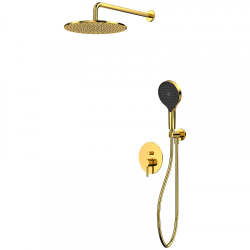 Душевая система Whitecross Y gold YSET04TOPGL Золото латунь встраиваемый