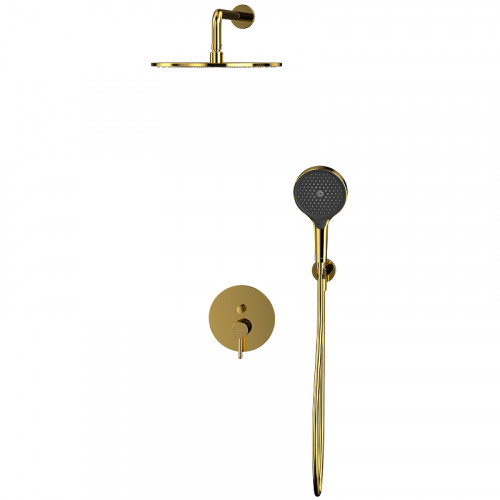 Душевая система Whitecross Y gold YSET04TOPGL Золото латунь встраиваемый