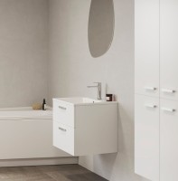Тумба под раковину Ravak SD Chrome II 60 X000001772 подвесная Белый глянец МДФ / ЛДСП