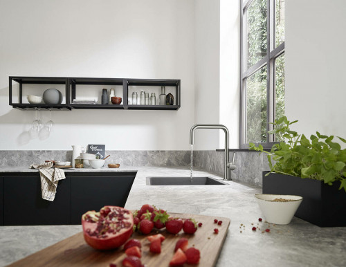 Смеситель для кухни Hansgrohe Talis M54 72806800 Сталь латунь