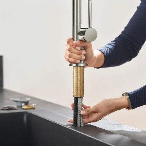 Смеситель для кухни Hansgrohe Talis M54 72806800 Сталь латунь