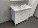 Тумба с раковиной Comforty Тбилиси 90 00003132630 Белая МДФ / ЛДСП