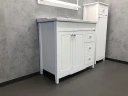 Тумба с раковиной Comforty Тбилиси 90 00003132630 Белая МДФ / ЛДСП