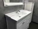 Тумба с раковиной Comforty Тбилиси 90 00003132630 Белая МДФ / ЛДСП