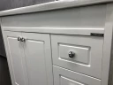 Тумба с раковиной Comforty Тбилиси 90 00003132630 Белая МДФ / ЛДСП