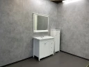 Тумба с раковиной Comforty Тбилиси 90 00003132630 Белая МДФ / ЛДСП