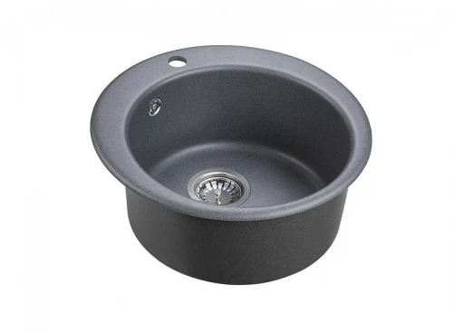 Кухонная мойка Emar Quartz 47,5 EMQ-1475.C цвет Антрацит