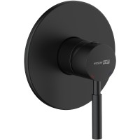 Смеситель для душа WasserKRAFT Gollach 3351 Черный матовый латунь встраиваемый