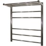 Водяной полотенцесушитель Melodia della vita Shelf Eco 50х60 П5 MTRSO5060 с полкой Полированная сталь