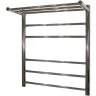 Водяной полотенцесушитель Melodia della vita Shelf Eco 50х60 П5 MTRSO5060 с полкой Полированная сталь
