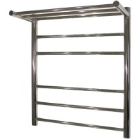 Водяной полотенцесушитель Melodia della vita Shelf Eco 50х60 П5 MTRSO5060 с полкой Полированная сталь
