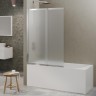Шторка на ванну Berges River S Slider 98х145 065021 профиль Хром стекло матовое