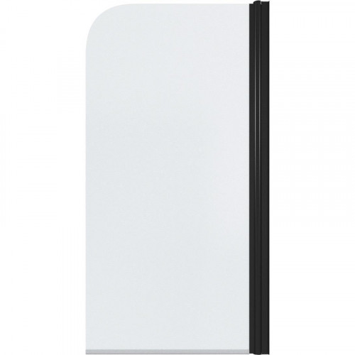 Шторка на ванну Timo TCM-70/03C-6 700x1400 T27 поворотная на монопетле Черный стекло прозрачное