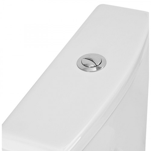 Унитаз компакт Azario Vise AZ-1343BT цвет Белый с бачком и сиденьем Микролифт