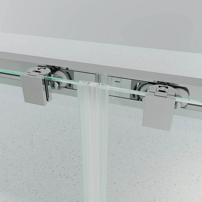 Душевая дверь Veconi Evo 150 E4-CH-150-01-C9 профиль Хром стекло прозрачное
