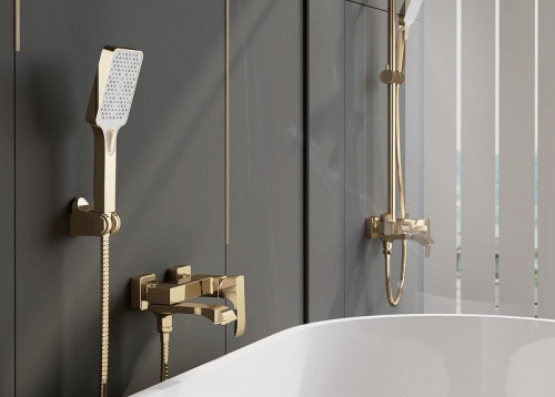 Смеситель для ванны Belz B507-5 B60507-5 цвет Золото