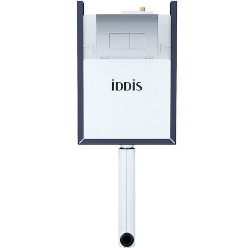Смывной бачок Iddis Optima Home OPH0GCCi32K скрытого монтажа с клавишей смыва Хром нержавеющая сталь