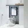 Смывной бачок Iddis Optima Home OPH0GCCi32K скрытого монтажа с клавишей смыва Хром нержавеющая сталь