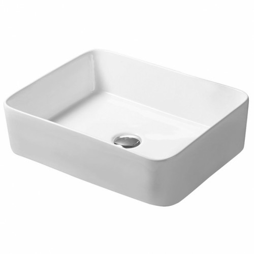 Раковина SantiLine 48 SL-1010 Белая фаянс накладная