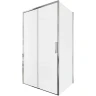Душевой уголок Aquanet Pleasure Evo AE65-110x80-CT 110x80 324117 профиль Хром стекло прозрачное