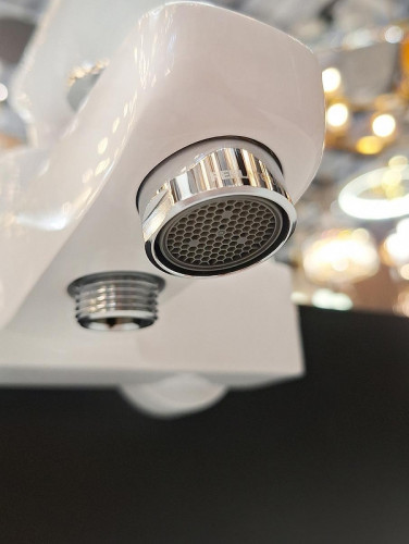 Смеситель для ванны AltroBagno Aperto 0208 Bi цвет Белый