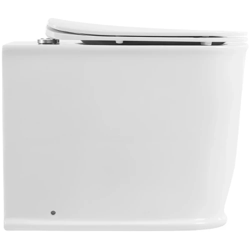 Унитаз BelBagno Prado BB10150CB/BB10150SC приставной с сиденьем Микролифт фаянс приставной