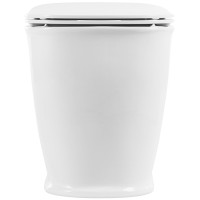 Унитаз BelBagno Prado BB10150CB/BB10150SC приставной с сиденьем Микролифт фаянс приставной