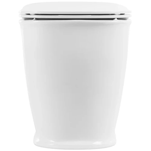 Унитаз BelBagno Prado BB10150CB/BB10150SC приставной с сиденьем Микролифт фаянс приставной