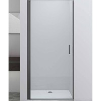 Душевая дверь Vincea Alpha 90 VDP-3AL900CLGM профиль Вороненая сталь стекло прозрачное