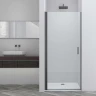 Душевая дверь Vincea Alpha 90 VDP-3AL900CLGM профиль Вороненая сталь стекло прозрачное