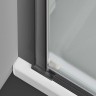 Душевая дверь Vincea Alpha 90 VDP-3AL900CLGM профиль Вороненая сталь стекло прозрачное