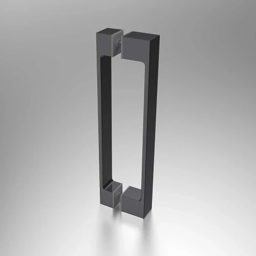 Душевая дверь Vincea Alpha 90 VDP-3AL900CLGM профиль Вороненая сталь стекло прозрачное