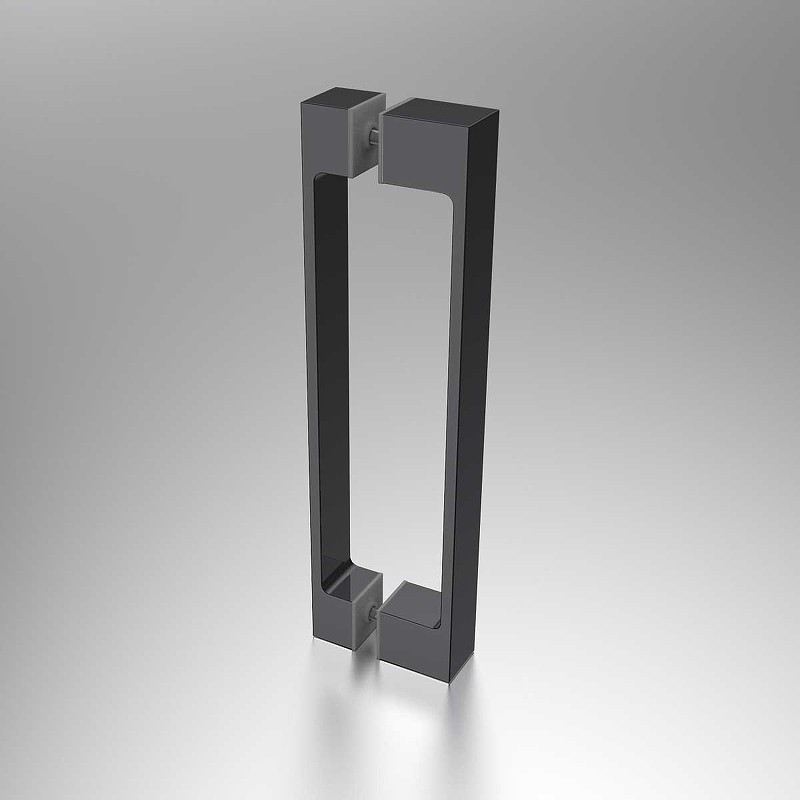 Душевая дверь Vincea Alpha 90 VDP-3AL900CLGM профиль Вороненая сталь стекло прозрачное
