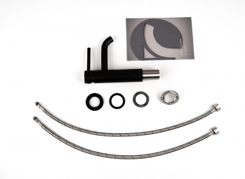 Смеситель для раковины Knotlor Eclipse SS-20/BL цвет Черный матовый