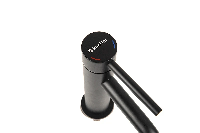 Смеситель для раковины Knotlor Eclipse SS-20/BL цвет Черный матовый