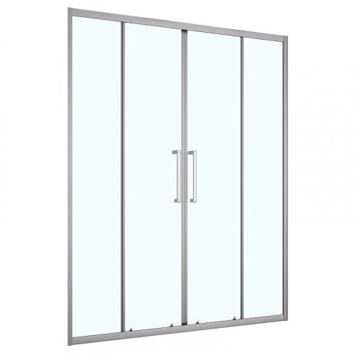 Душевая дверь Loranto 170 CS-AB04GG-170 профиль Серый матовый стекло прозрачное