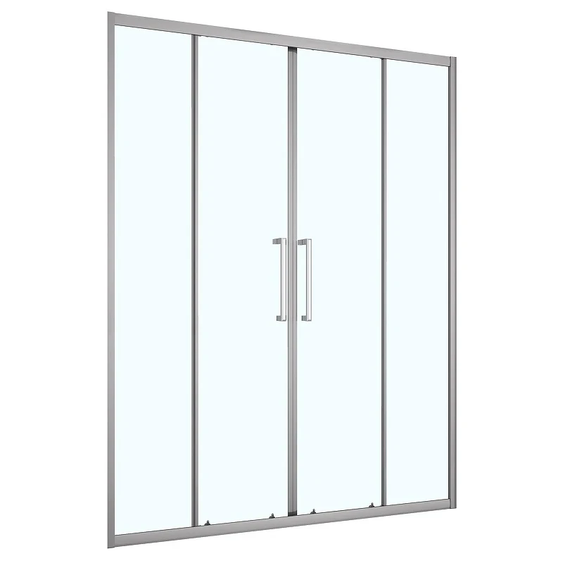 Душевая дверь Loranto 170 CS-AB04GG-170 профиль Серый матовый стекло прозрачное