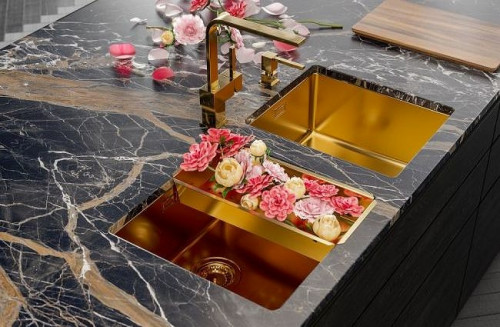 Смеситель для кухни Alveus Laguna Monarch Bronze new 1134829 Бронза латунь