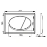 Унитаз с инсталляцией BelBagno Uno-Tor BB5177CH-TOR/SC + Alcaplast Sadromodul AM101/1120-3:1 RU M71-0001 с сиденьем Микролифт и клавишей смыва Хром