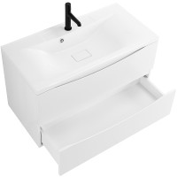 Тумба под раковину BelBagno Marino 110 MARINO-1100-2C-SO-BO-P подвесная Bianco Opaco МДФ / ЛДСП