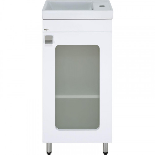 Тумба с раковиной Misty Урал 40 УТ000011699 Белая