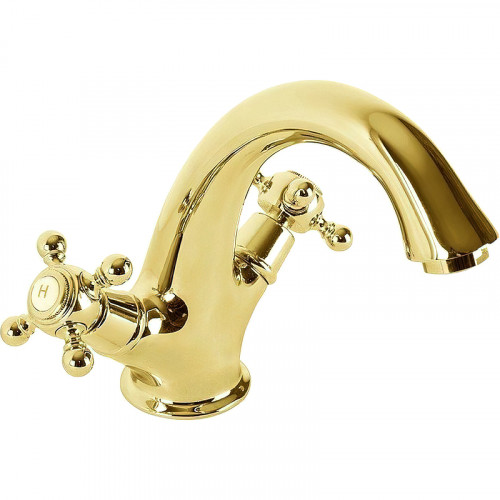 Смеситель для раковины Cezares Golf-LS1-03/24 Золото 24 карат латунь