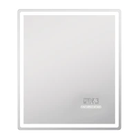 Зеркало Vigo Geometry Media Voice 60 044 с подсветкой c сенсорным выключателем и подогревом