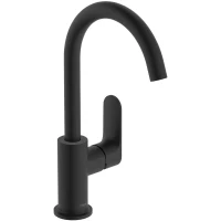 Смеситель для раковины Hansgrohe Rebris S 72536670 Черный матовый латунь