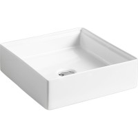 Раковина Artceram Scalino 38 SCL001 01 00 Белая фарфор накладная