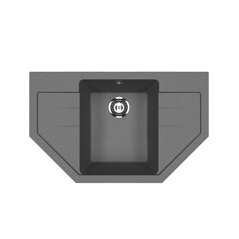 Кухонная мойка Ulgran Classic U-609-343 цвет Антрацит
