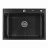 Кухонная мойка Wisent 60 WS36050B/WGER019B/W405B/W302644B/W4998-6-U со смесителем цвет Графит